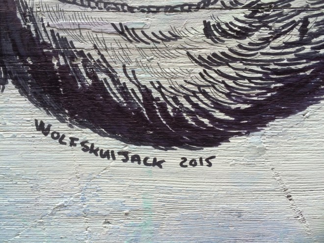 Wolfskulljack, Leonard Lane, Bristol, August 2015