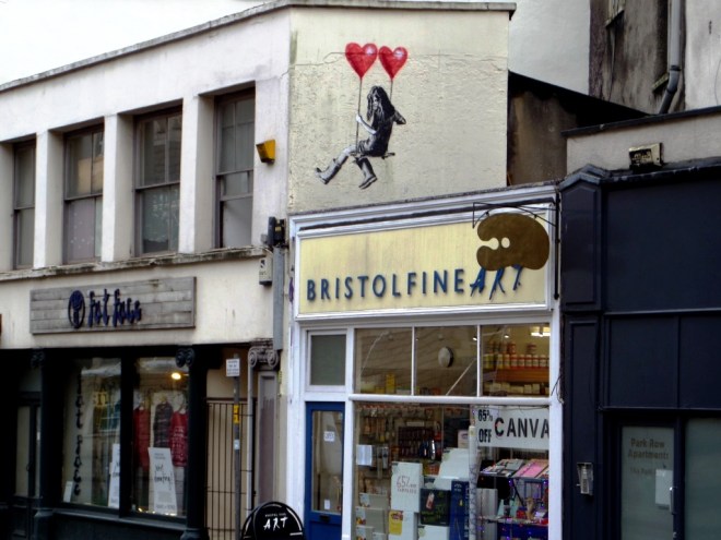 JPS, Girl on swing, Park Row, Bristol, November 2015