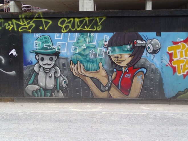 Silent Hobo, Nelson Street, Bristol, October 2015