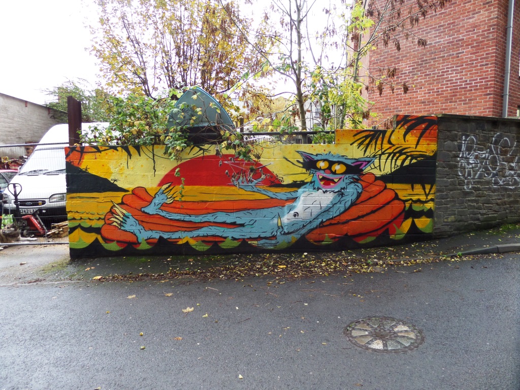 Rowdy, lilo, Picton Lane, Bristol, November 2015