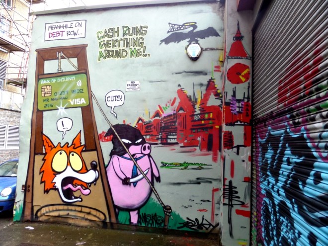 Mau Mau and Rowdy, Picton Lane, Bristol, November 2015