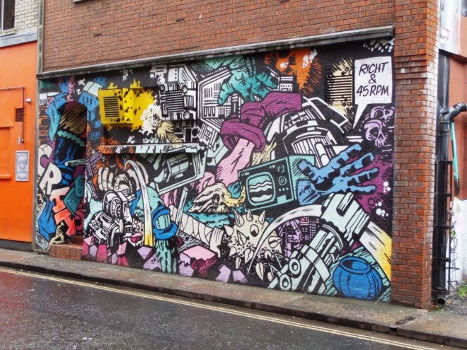 Richt and 45RPM, Frogmore Street, Bristol, November 2015