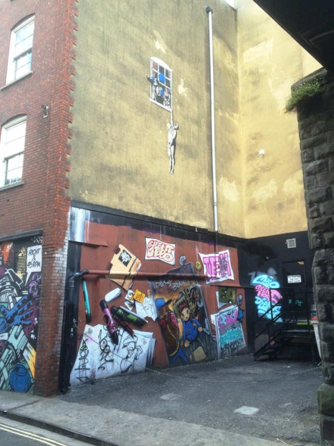 Cheo Silent Hobo and Deamze, Frogmore Street, Bristol, July 2015