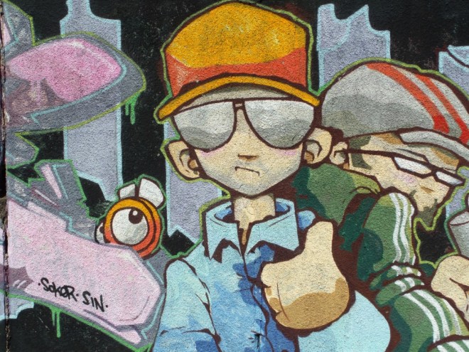 Soker and Cheo, New John Street, Bristol, September 2015