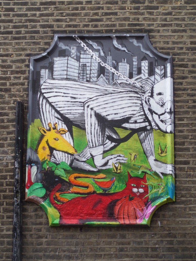 RUN, Clapton Passage, Hackney, London, December 2015