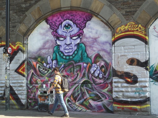 Mr Sle7en and Klue, Stokes Croft, Bristol, March 2016