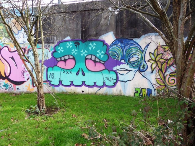 Soap, PWA, M32 roundabout, Bristol, March 2016