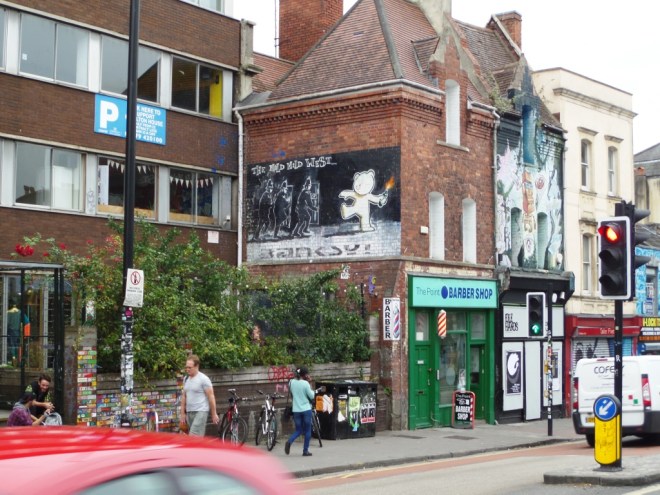 Banksy, Stokes Croft, Bristol, August 2015