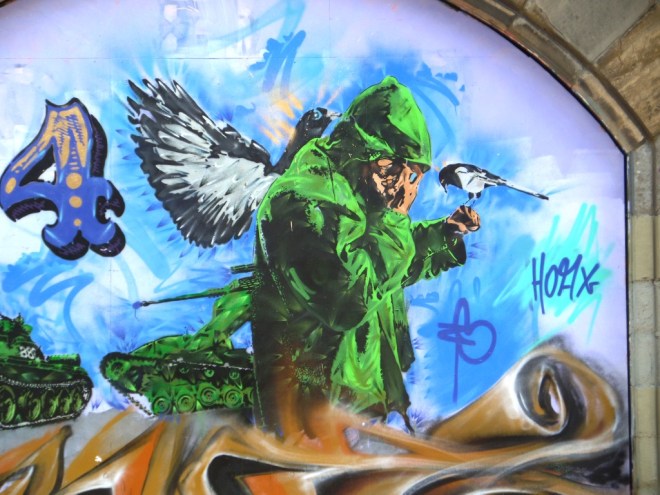 Hoax, Stokes Croft, Bristol, 30 April 2016