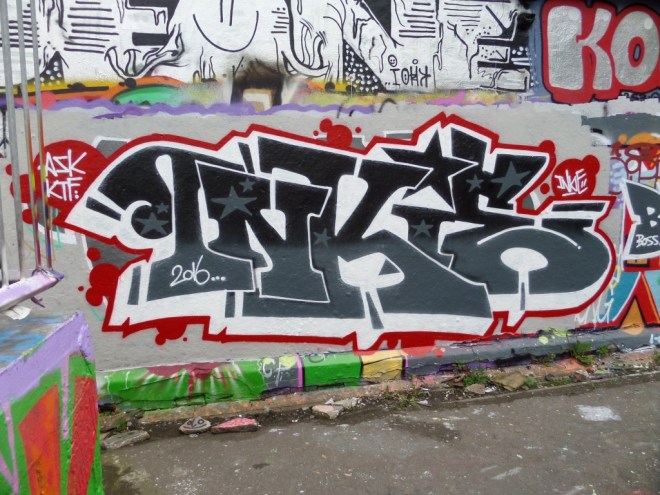 Inkie, Dean Lane skate park, Bristol, May 2016