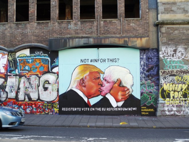Felix Braun, Donald and Boris, Stokes Croft, Bristol, 23 May 2016