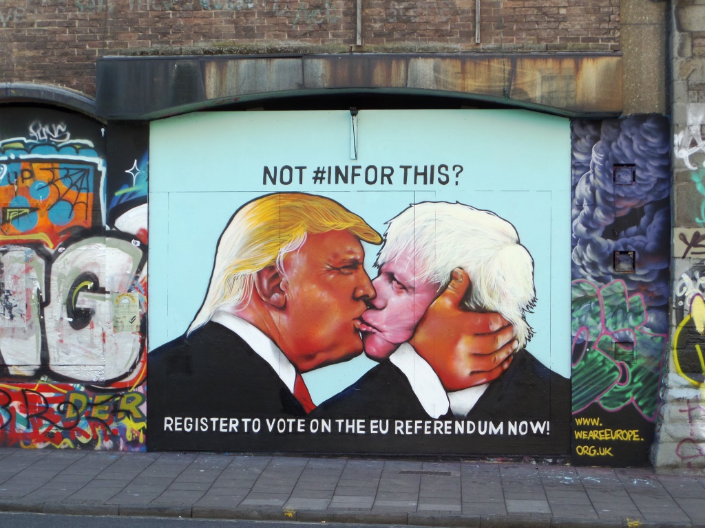 Felix Braun, Donald and Boris, Stokes Croft, Bristol, 23 May 2016