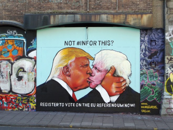 Felix Braun, Donald and Boris, Stokes Croft, Bristol, 23 May 2016
