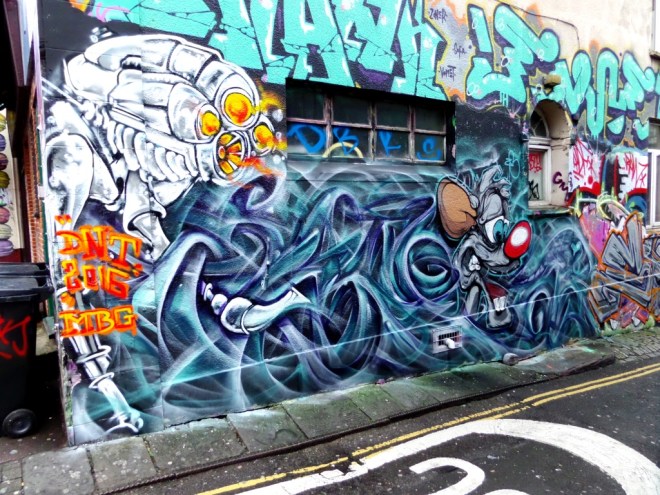 DNT, Mr Klue, Akarat, Hepburn Road, Bristol, January 2016