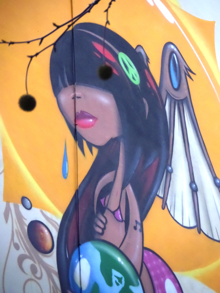 3Dom and Voyder, Stokes Croft, Bristol, December 2016