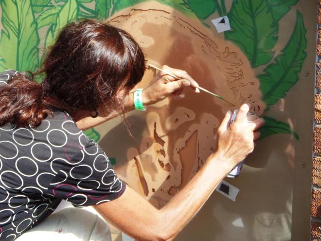 Din Din, Lime Road, Upfest, Bristol, July 2016