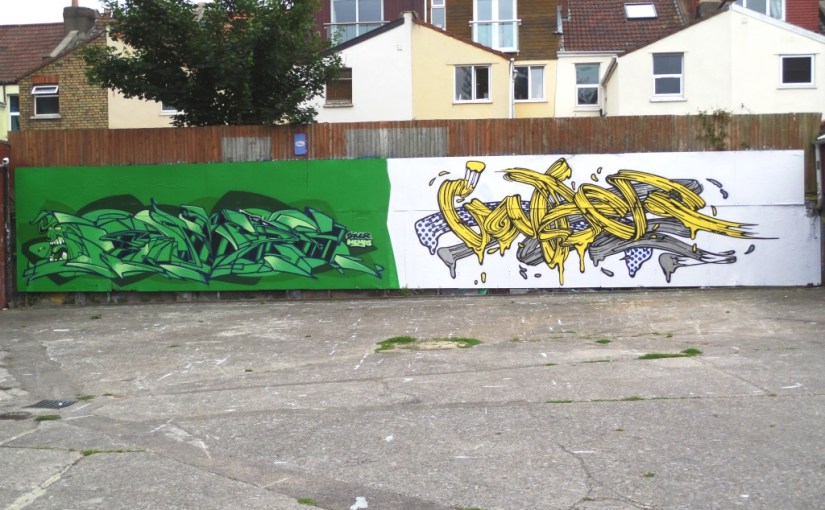 Deamze and Voyder, Raleigh Road, Bristol, July 2016