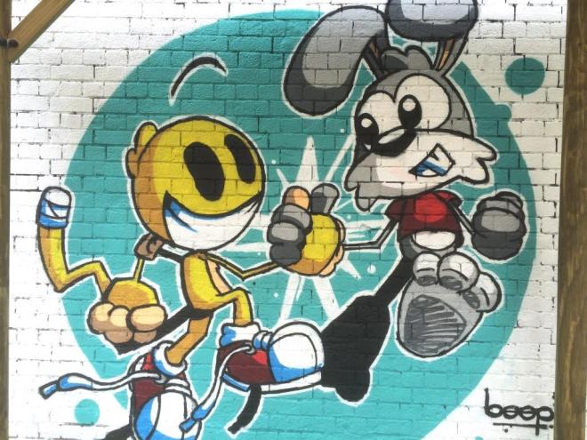 Beep Monkey, Ashton Gate School, Upfest, Bristol, July 2016