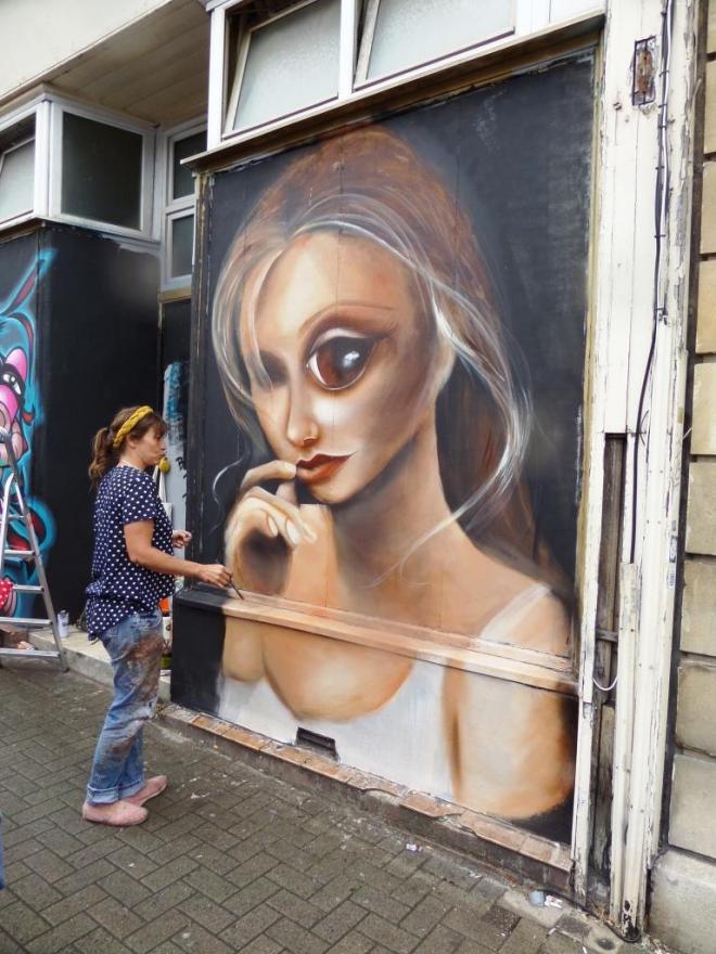 Caro Pepe, North Street, Upfest, Bristol, July 2016
