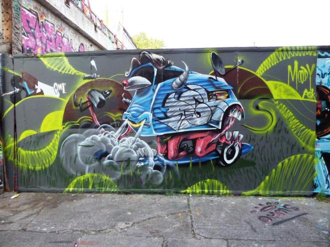 Sled One, Moon Street, Bristol, August 2016