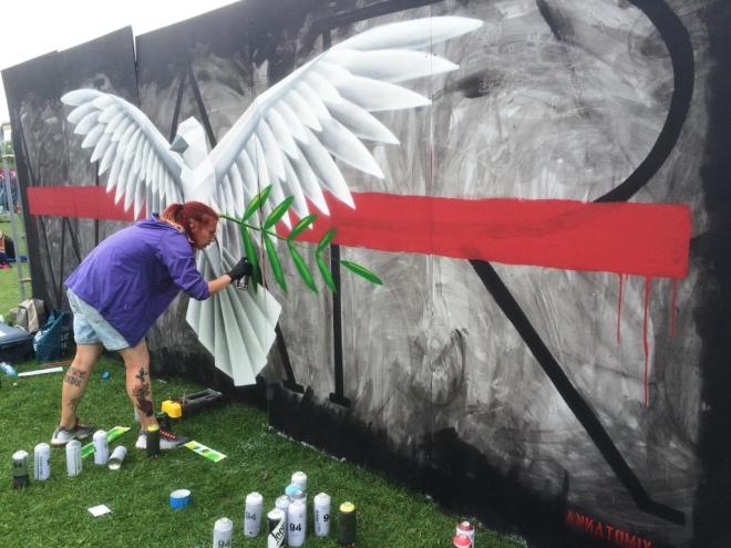 Annatomix, Upfest, Bristol, July 2016