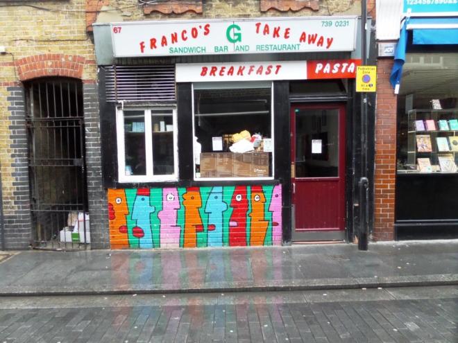 Thierry Noir, Rivington Street, London, August 2016