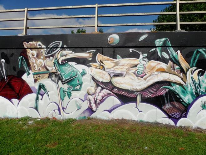 Sled One, M32 roundabout, Bristol, September 2016