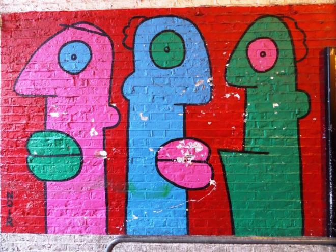 Thierry Noir, Rivington Street, Shoreditch, August 2016