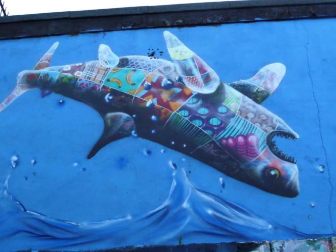 Fanakapan and Louis Masai, Code Street, Shoreditch, August 2016