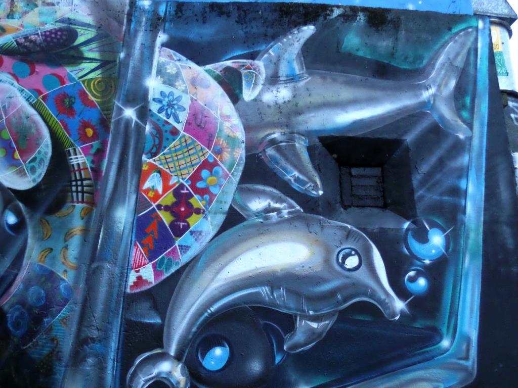 Fanakapan and Louis Masai, Code Street, Shoreditch, August 2016