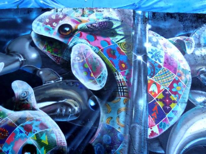 Fanakapan and Louis Masai, Code Street, Shoreditch, August 2016