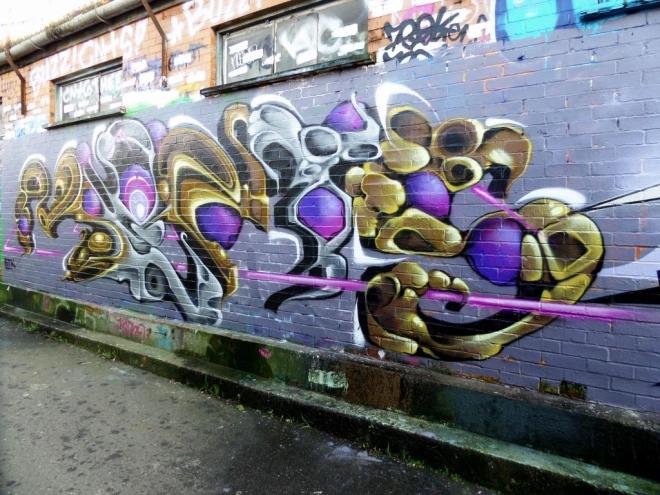 Ments, M32 cycle path, Bristol, January 2017