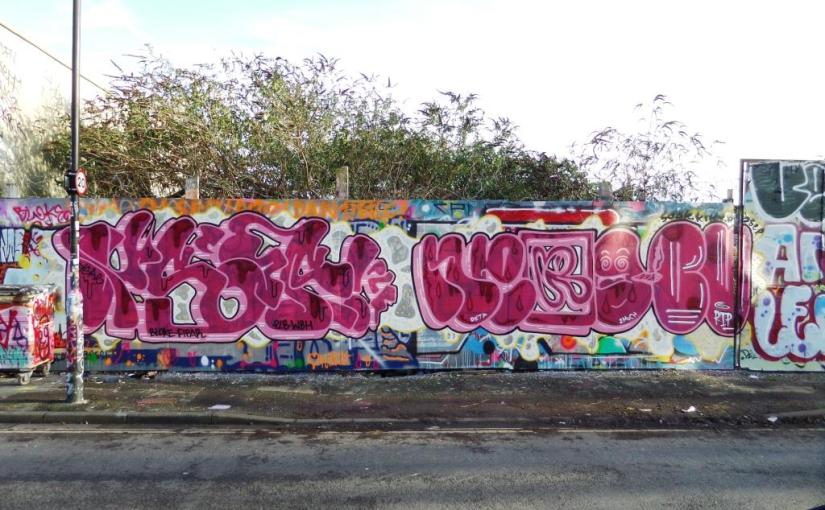 Whysayit and Nero, Armada Place, Bristol, December 2016