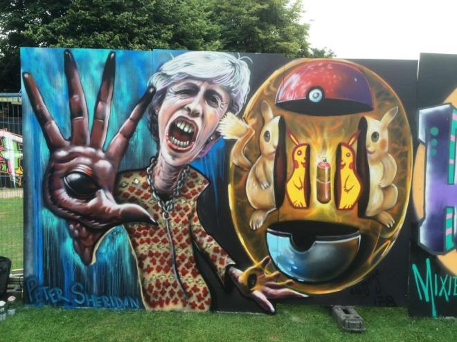 Peter Sheridan, Upfest, Bristol, July 2016
