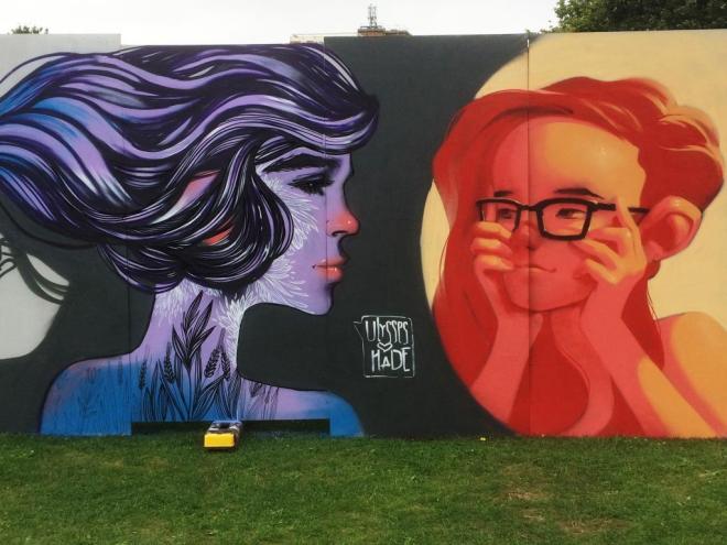 Ulysses Nevmer and Alexandr Hade, Upfest, Bristol, July 2016