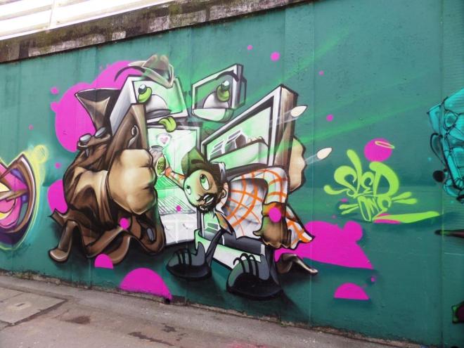 Sled One, M32 roundabout, Bristol, February 2017