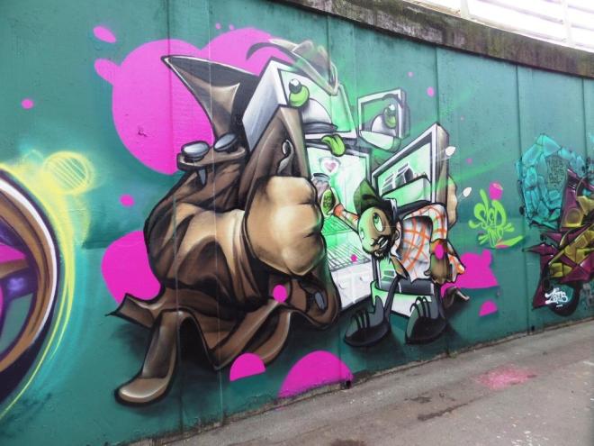 Sled One, M32 roundabout, Bristol, February 2017