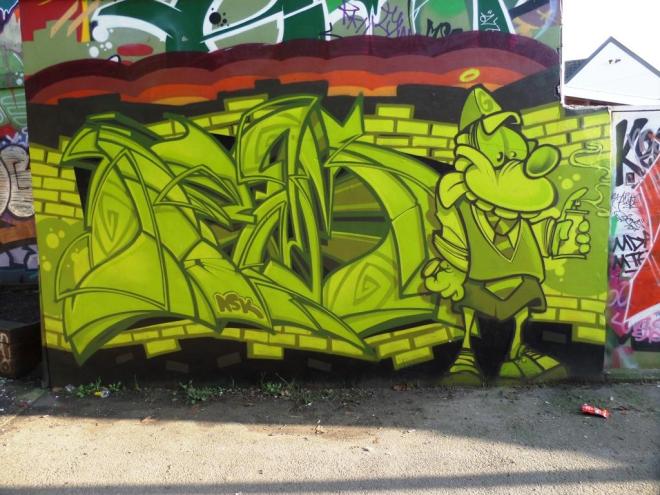 Deamze, M32 cycle path, Bristol, January 2017