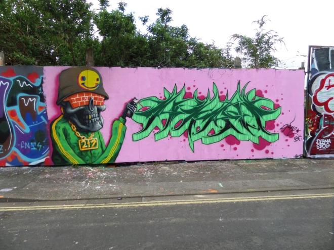 Laic217 and Hire, Armada Place, Bristol, April 2017