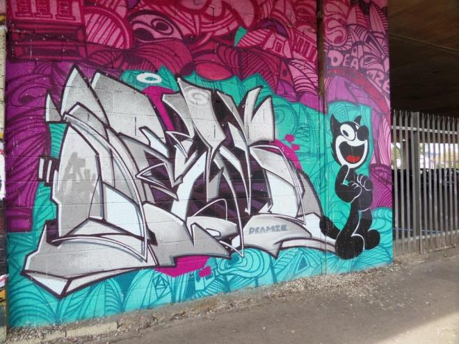 Deamze, M32 cycle path, Bristol, March 2017