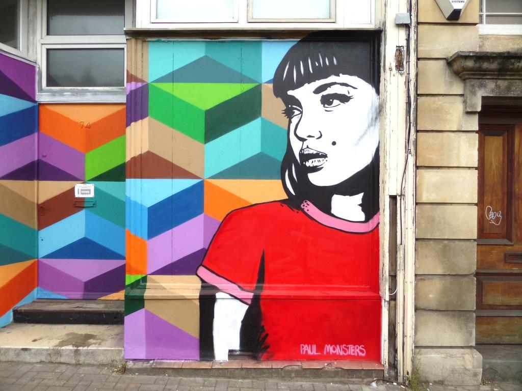 Copyright and Paul Monsters, North Street, Bristol, April 2017