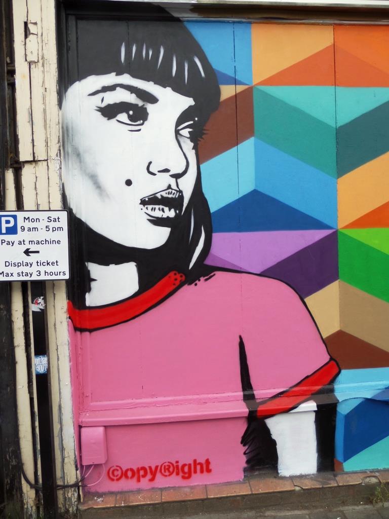 Copyright and Paul Monsters, North Street, Bristol, April 2017