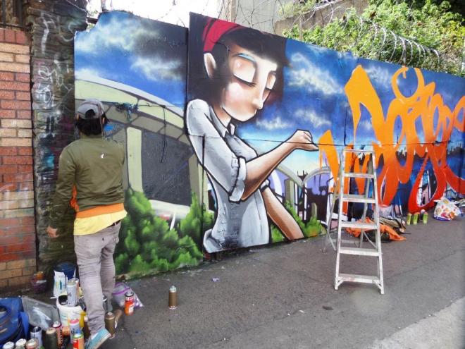 Silent Hobo, Ashley Road, Bristol, April 2017