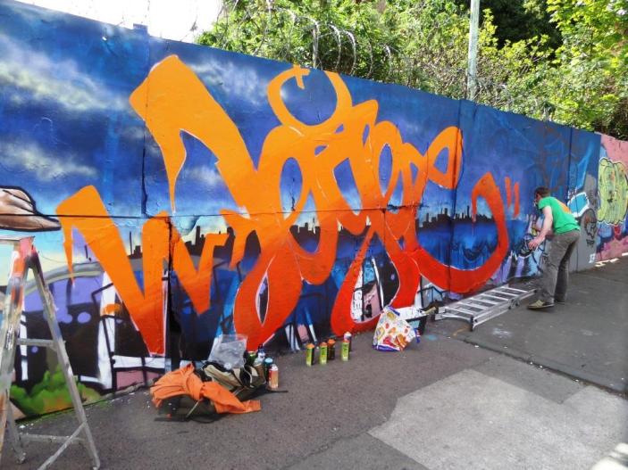 Logoe, Ashley Road, Bristol, April 2017