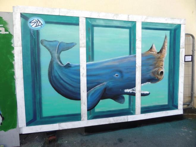 Stencil Shed, Upfest, Bristol, July 2016