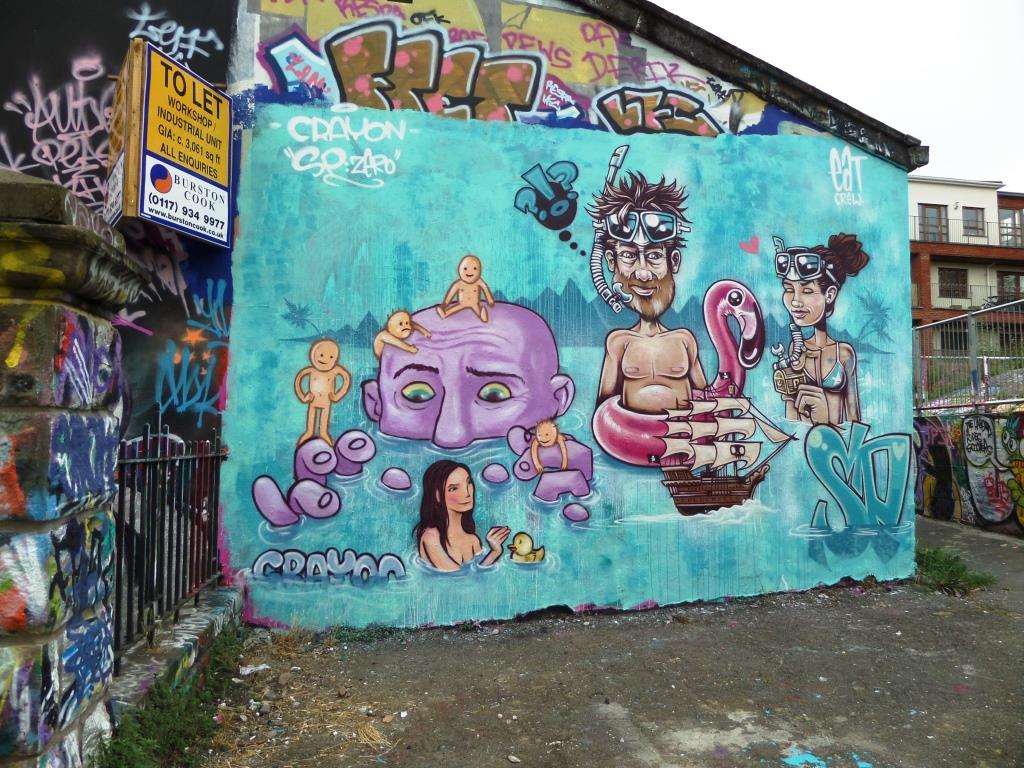 Kid Crayon and SPZero, Dean Lane, Bristol, June 2017