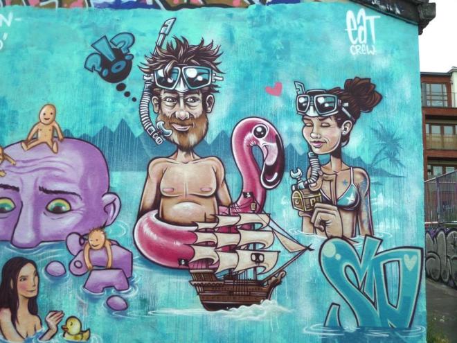 Kid Crayon and SPZero, Dean Lane, Bristol, June 2017