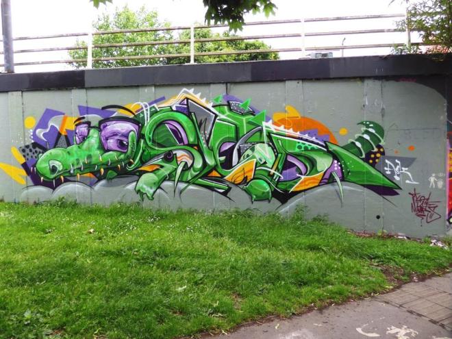 Sled One, M32 roundabout Bristol, June 2017