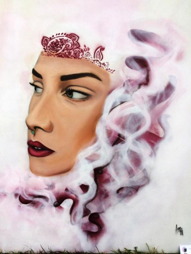 Lauren Maria Hill, Upfest, Bristol, July 2017