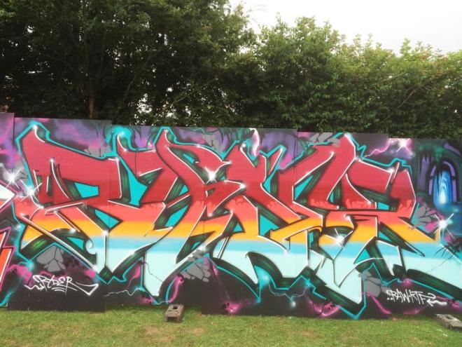 Ryder and T Rex, Upfest, Bristol, July 2016